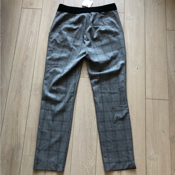 NWT Zara Plaid Jogger Waist Pants - Picture 3 of 10